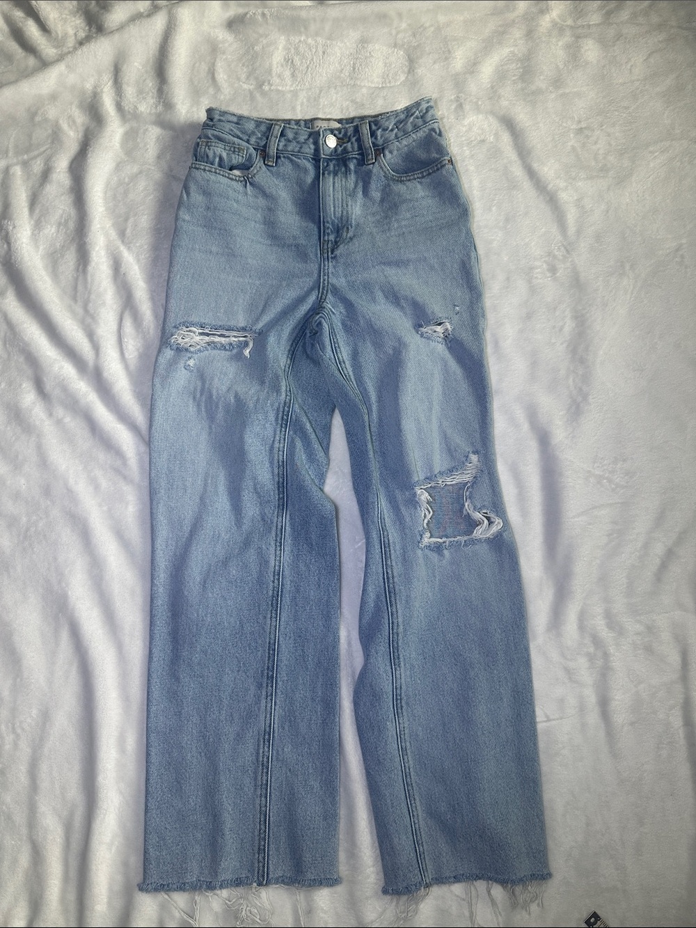 PacSun Light Blue Boyfriend Distressed Jeans